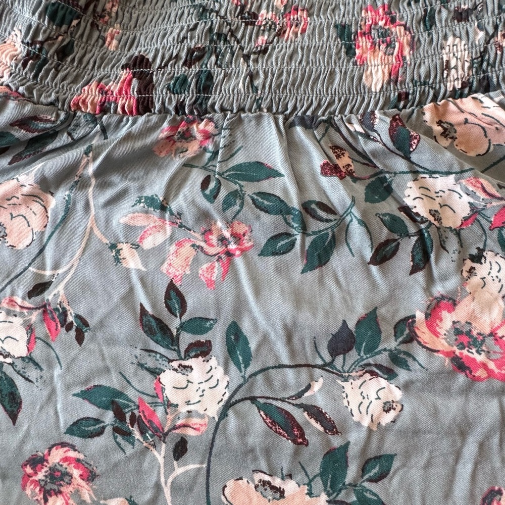 Maurices Floral Maxi Dress - Blue and Pink - Picture 4 of 5